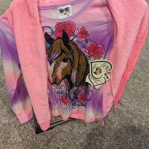 Girls shirt/vest combo